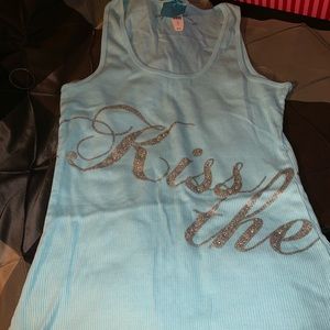Victoria Secret KISS the Bride tank